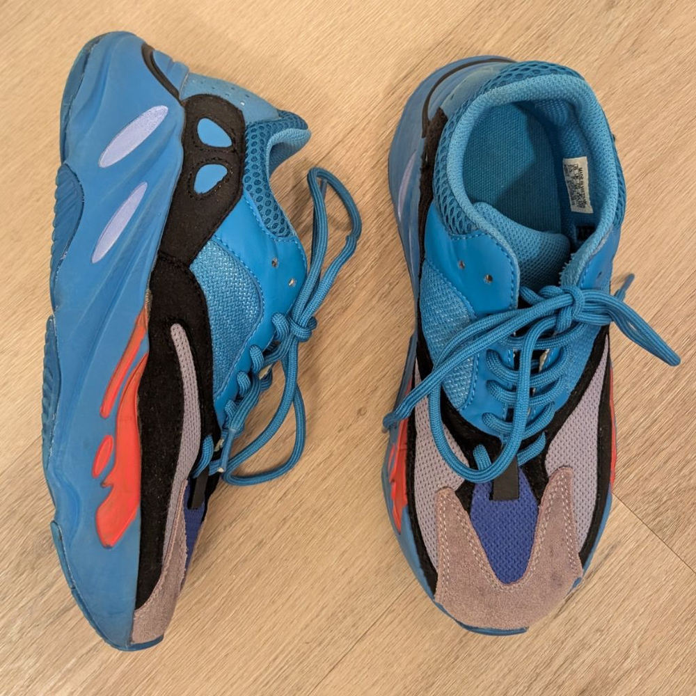 Adidas Yeezy Boost 700 Hi-Res Blue Black Sneakers 6.5 (Big Boy) / Women's 8
